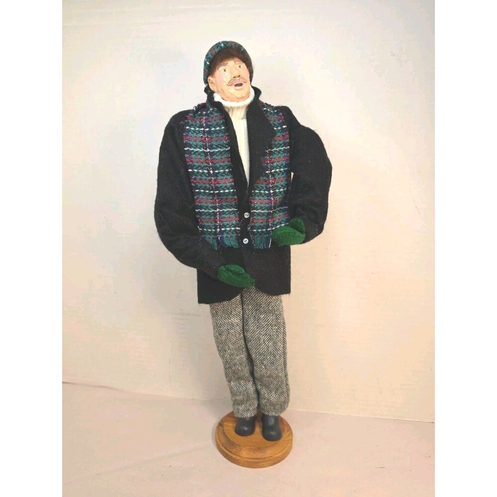 Vintage Paula Dean Christmas Caroler Doll "Ed" 1989